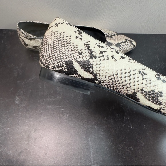 Walking Cradles Raya 9.5W(D) Snake Print Leather Bone/Black - Picture 10 of 10